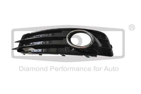Решетка противотуманной фары левая черная спорт Audi A3 (08-13) DPA 88071884102