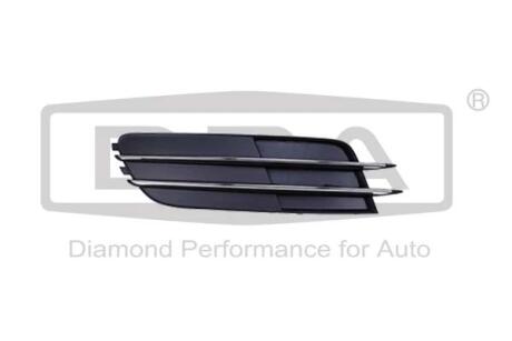 Решетка противотуманной фары лев.с декоративной планкой хром Audi A6 (10-18) DPA 88071894802