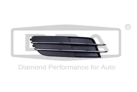 Решетка противотуманной фары лев.с декоративной планкой хром Audi A6 (10-18) DPA 88071894802