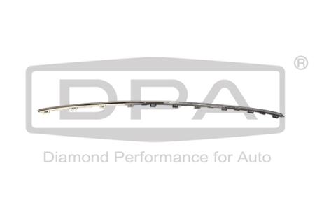 Накладка на задний бампер центр. VW Polo (10-) хром DPA 88531825502