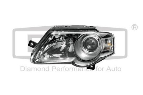 Фара ліва галогенова з лінзою, моторчиком та лампою VW Passat (05-11) DPA 89410402902