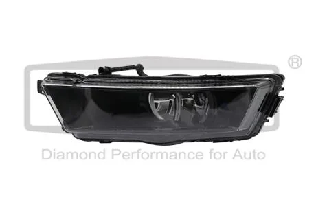 Фара противотуманная правая (галоген.,черная) Skoda RAPID (NH3) (12-) DPA 89411789102