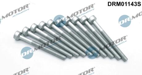 Комплект болтів з головкою системи TORX з чорного металу DR Motor DRM01143S