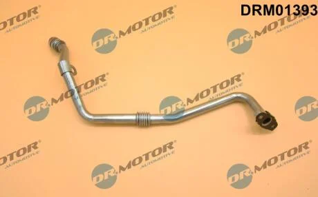 Трубка турбокомпрессора ДВЗ (чорний метал) DR Motor DRM01393
