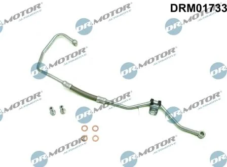 Трубка турбокомпрессора ДВЗ (чорний метал) DR Motor DRM01733