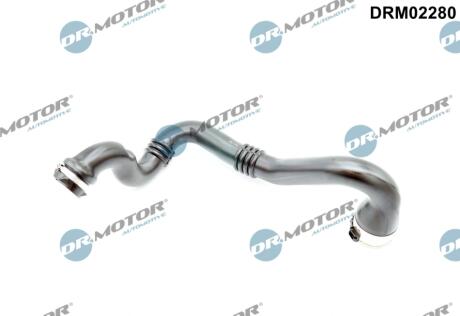 Повітряний патрубок турбонагнітача пластиковий без фітингів DR Motor DRM02280