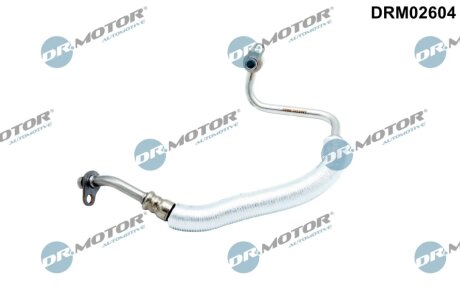 Трубка турбокомпрессора ДВЗ (чорний метал) DR Motor DRM02604