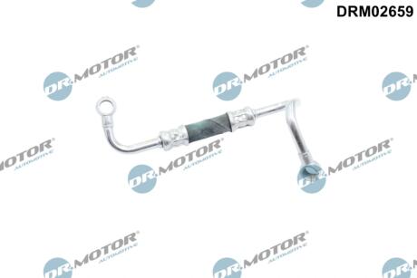 Трубка турбокомпрессора ДВЗ (чорний метал) DR Motor DRM02659
