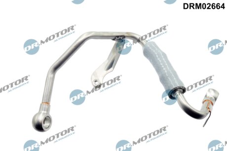 Трубка маслопроводу (чорний метал) DR Motor DRM02664