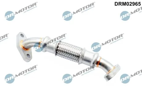 Трубка турбокомпрессора ДВЗ (чорний метал) DR Motor DRM02965