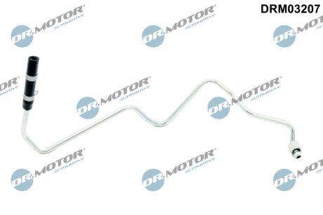 Трубка турбокомпрессора ДВЗ (чорний метал) DR Motor DRM03207