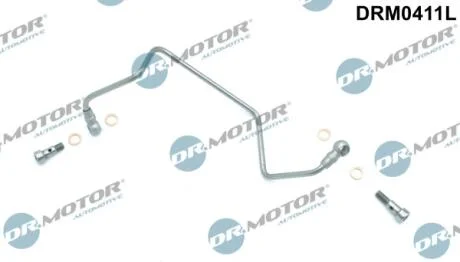 Трубка турбокомпрессора ДВЗ (чорний метал) DR Motor DRM0411L