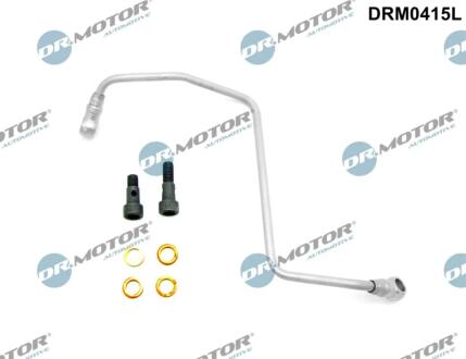 Трубка турбокомпрессора ДВЗ (чорний метал) DR Motor DRM0415L