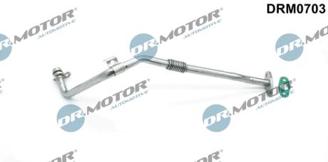 Трубка турбокомпрессора ДВЗ (чорний метал) DR Motor DRM0703