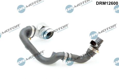 Шланг вентиляції пластиковий з фітингами DR Motor DRM12600