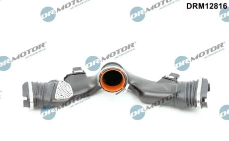 Повітряний патрубок турбонагнітача пластиковий без фітингів DR Motor DRM12816