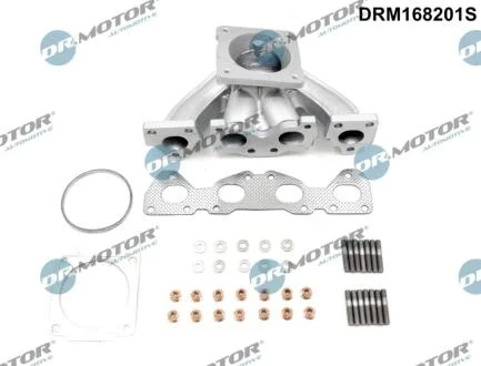 Колектор випускний в комплекті з кріпленням і прокладками DR Motor DRM168201S