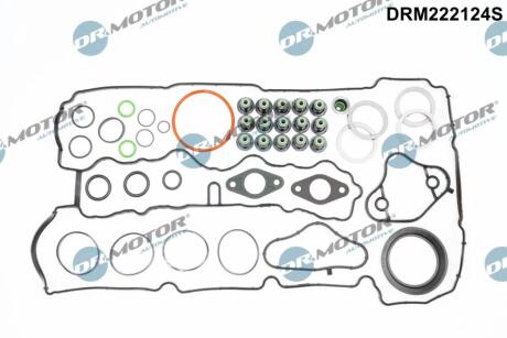 Комплект прокладок з різних матеріалів DR Motor DRM222124S