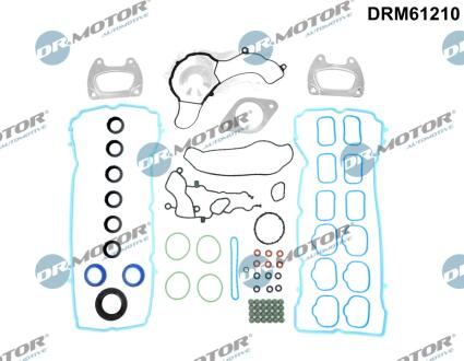 Комплект прокладок з різних матеріалів DR Motor DRM61210