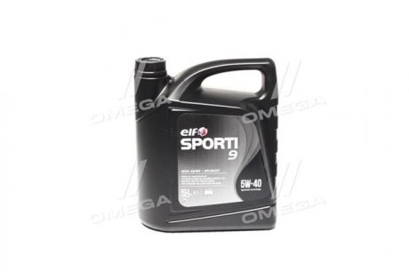 Олива моторн. SPORTI 9 5W-40 (Каністра 5л) ELF 214252