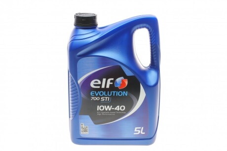 Олива моторна Evolution 700 STI 10W40 (5 Liter) ELF 216667 (фото 1)