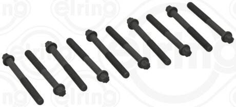 Комплект болтів з головкою системи TORX з чорного металу ELRING 077.890