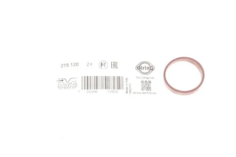 ПРОКЛАДАННЯ КОЛЛЕКТОРА IN 31.6X35X7.4 BMW M47/M57/N47N57 OPEL Y25DT (4/6) (вир-во Elring) ELRING 215.120