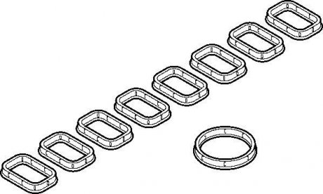 Прокладка колектора впускного (комплект) ELRING 280.350
