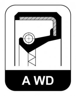 Сальник коленвала ELRING 302.589