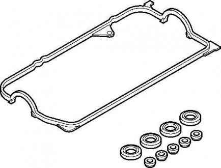 Прокладка кришки клапанів ELRING 389.230