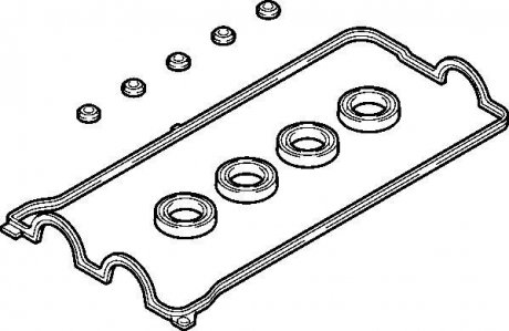 Комплект прокладки кришки клапанів ELRING 389.310