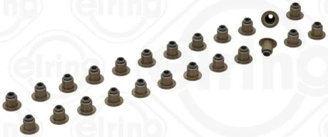 Комплект ущільнень, шток клапана 24 шт PSA/JAGUAR/LAND ROVER 2,7/3,0 HDi (вир-во Elring) ELRING 505.690