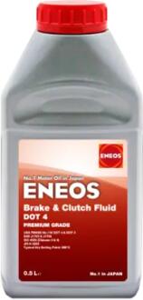Гальмівна рідина BRAKE & CLUTCH FLUID DOT-4, 0,5л, синт. Eneos EU0306297