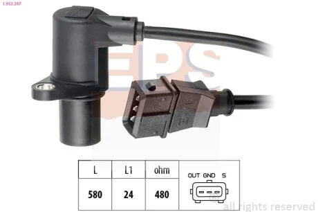Датчик швидкості обертання вала EPS 1.953.297