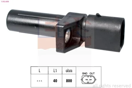 Датчик швидкості обертання вала EPS 1.953.608