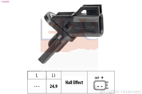 Датчик ABS EPS 1.960.001