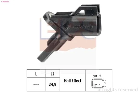 Датчик ABS EPS 1.960.001