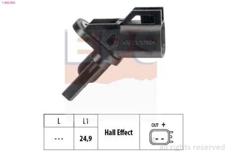 Датчик ABS EPS 1.960.002