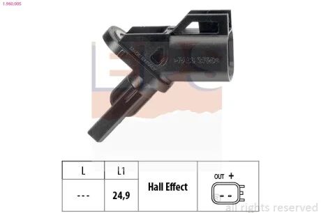 Датчик ABS EPS 1.960.005