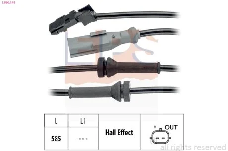 Датчик ABS EPS 1.960.144