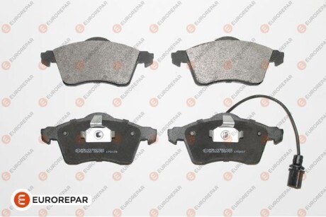 Колодки гальмівні дискові (комплект 4 шт) Eurorepar 1617265980