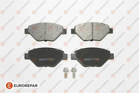 Колодки гальмівні дискові (комплект 4 шт) EUROREPAR 1617269980