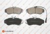 Колодки гальмівні дискові (комплект 4 шт) EUROREPAR 1617277980 (фото 1)