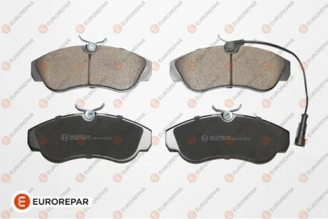Колодки гальмівні дискові (комплект 4 шт) EUROREPAR 1617277980