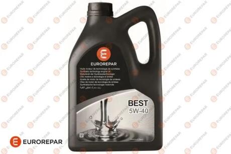 Моторна олива BEST 5W-40 5 л EUROREPAR 1635764180
