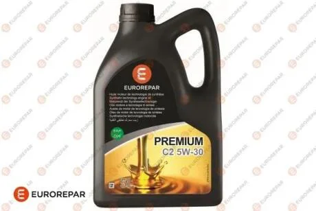 Моторна олива PREMIUM C2 5W-30, 5 л EUROREPAR 1635764580