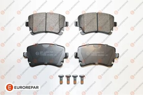 Комплект гальмівних накладок, дискове гальмо EUROREPAR 1639377180