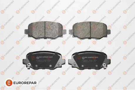 Колодки гальмівні дискові (комплект 4 шт) EUROREPAR 1675996280