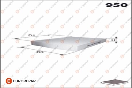 Фільтр салону EUROREPAR 1682951580