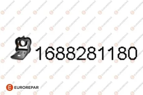 Кріплення гумове EUROREPAR 1688281180